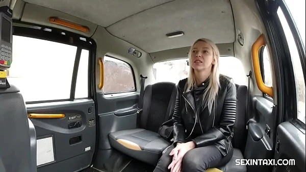 Sexy czech blonde milf got a free ride